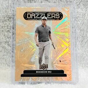 5/$20 Mint 2024 UD Brandon Wu Orange Dazzlers Golf Card DZ-12!!